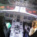 Fly to Hawaii Boeing 737 pilot cabin